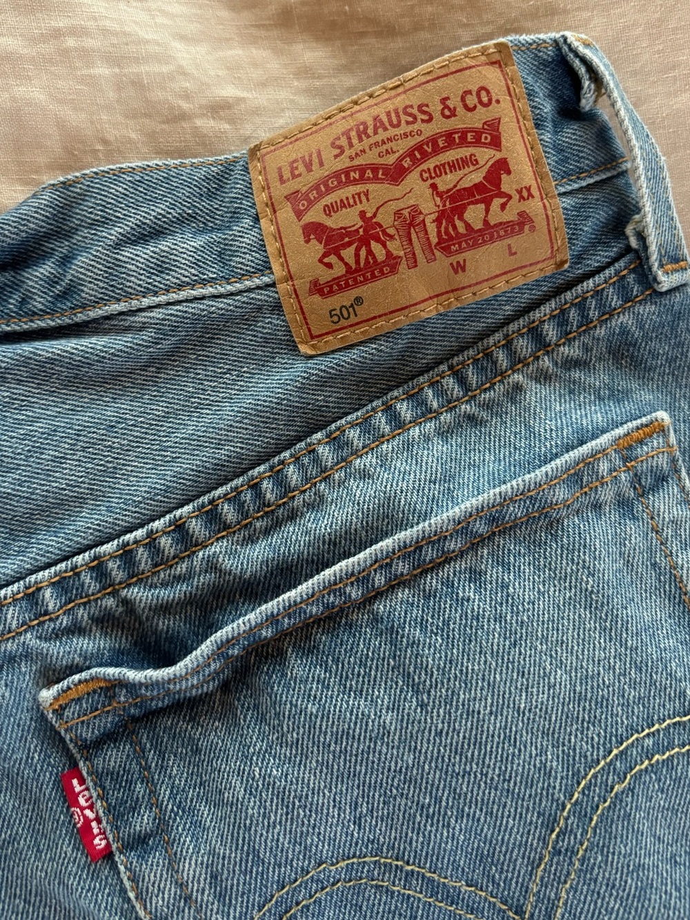 Levi’s 501 Cutoffs - Picture 3 of 8